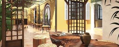 Thiết kế nội thất lớp dạy nấu ăn phong cách Việt