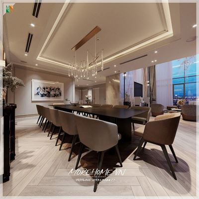 *Bật Mí Thiết Kế Tân Cổ Điển Độc Đáo Tại Căn Hộ Duplex