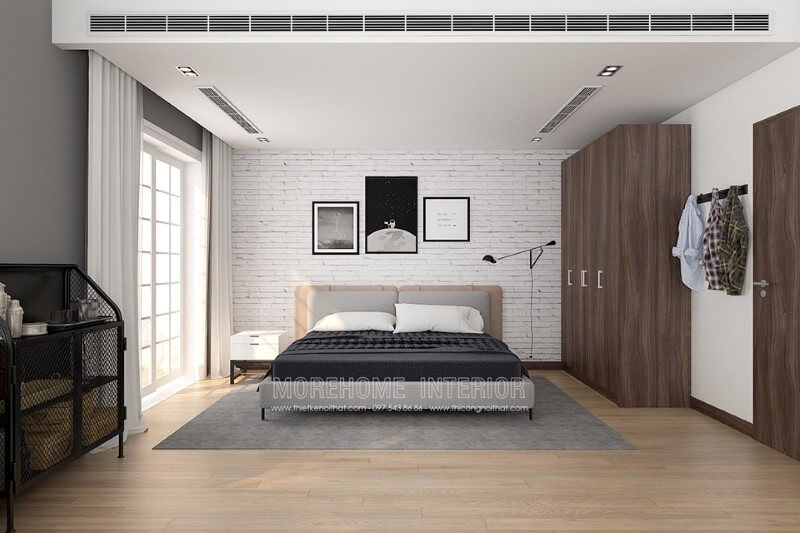 Mẫu thiết kế nội thất phòng ngủ hiện đại năng động